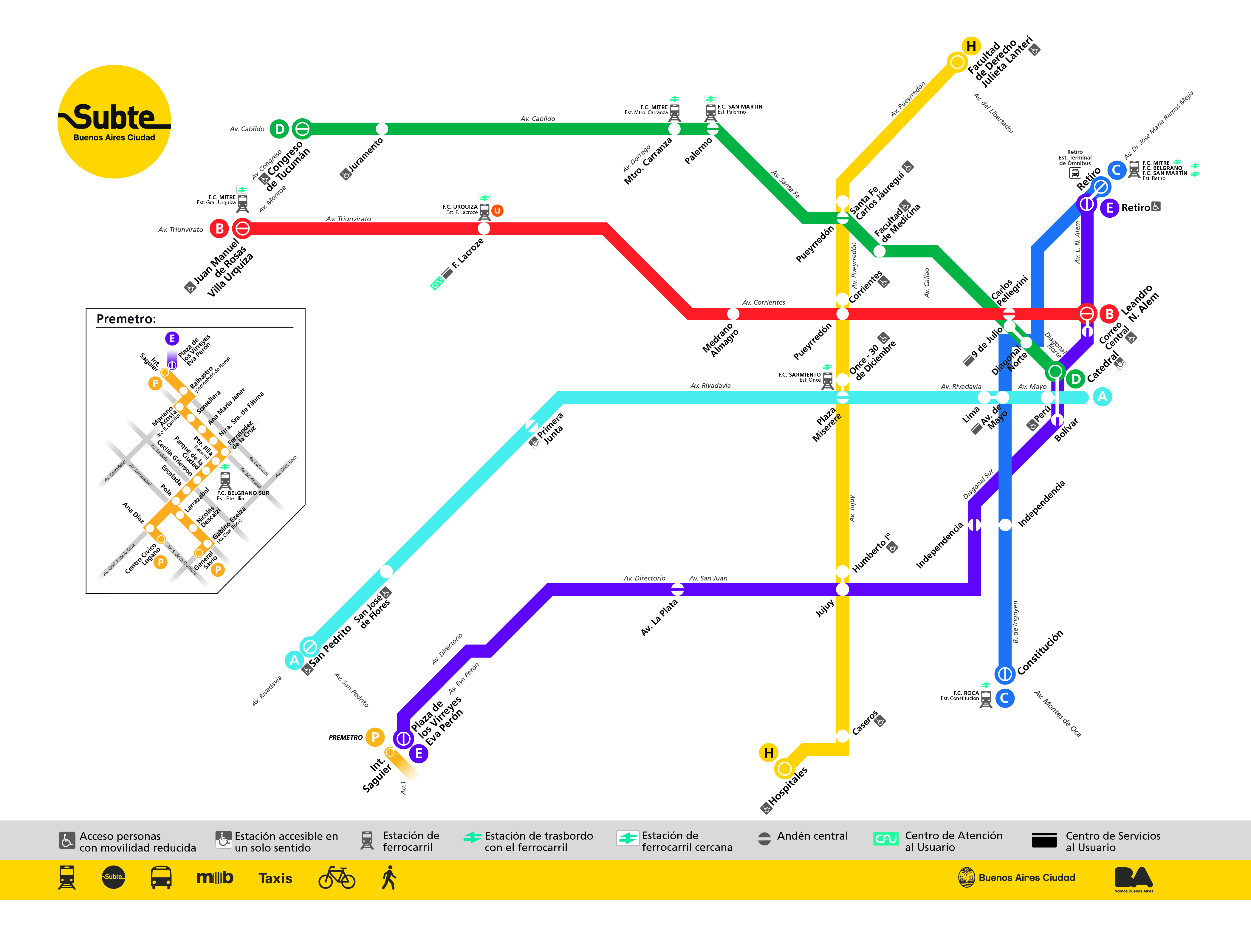 lineas de subte